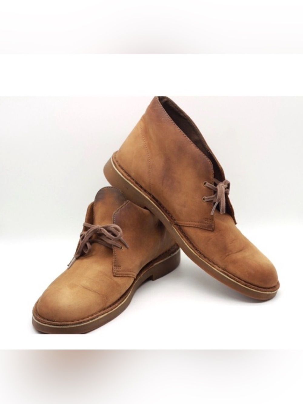 Clarks Men's Brown Leather Chukka Boots